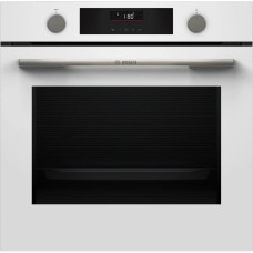 Bosch Духова шафа Bosch електрична, 76л, A, дисплей, конвекція, телескопічні направляючі, белый (HUA736EV0T)