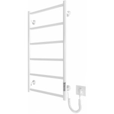 Mario towel dryer electric Classic F НР-I, 800x430x75mm, timer-regulator, inox, white gloss (2.3.0702.10.WG)