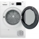 Whirlpool Dryer heat pump, 9kg, A++, 65cm, display, black door, white (FFTM229X2BUA)