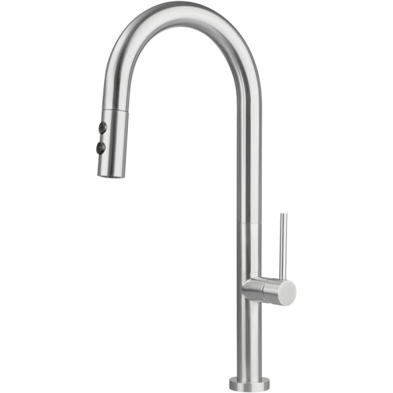 Deante Kitchen set Olfato steel sink ZPO_010C + tap BQO_F72M, brushed steel (ZPOE010C)