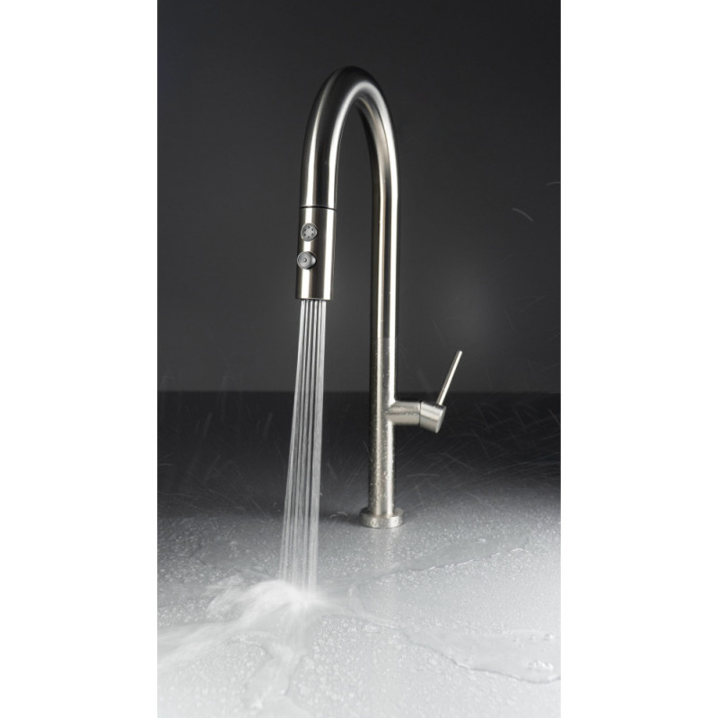 Deante Kitchen set Olfato steel sink ZPO_010C + tap BQO_F72M, brushed steel (ZPOE010C)
