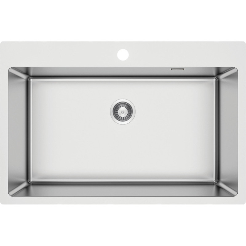 Deante Kitchen set Olfato steel sink ZPO_010C + tap BQO_F72M, brushed steel (ZPOE010C)