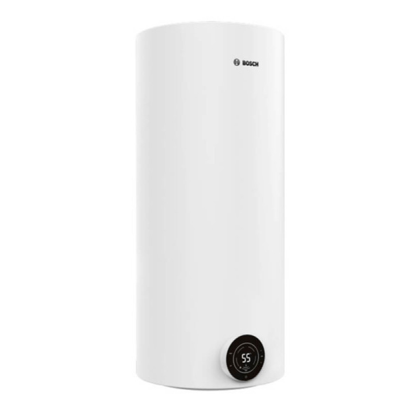 Bosch Electric water heater round Tronic 4000T, 120L, 2kW, dry, vertical mounting, electr. control, B, white (7736507579)