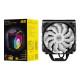 2E Gaming CPU cooler Air Cool AC120D4TC-ARGB, LGA1851, 1700, 1366, 1200, 115x, AM5, AM4, AM3, AM3+, AM2, AM2+, FM2, FM1, 4pin PWM, 3pin +5VARGB, TDP 180W (2E-AC120D4TC-ARGB)