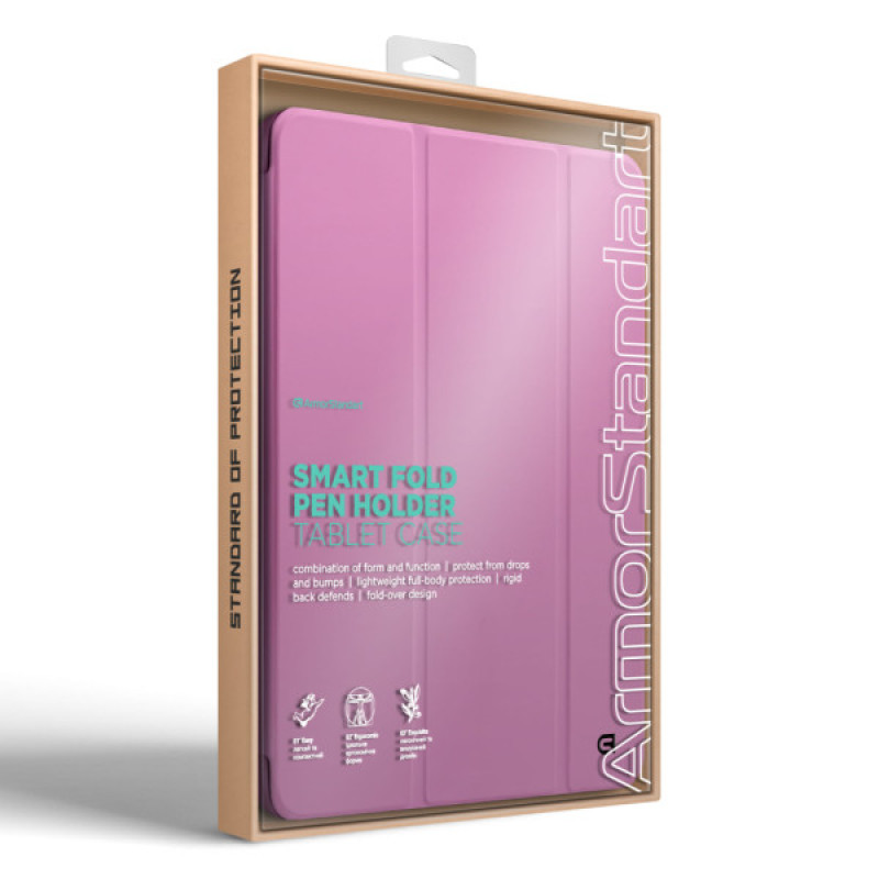 Чехол для планшета Armorstandart Smart Fold Pen Apple iPad Air 11 (2024) Pink (ARM78121)