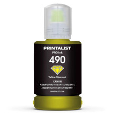 Чернила Printalist Canon GI-490 для G1400/G2400/G3400 140г Yellow (PL490Y)