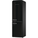 Gorenje Холодильник з нижн. мороз. камерою Gorenje, 194x66x60см, 2 двері, 204(96)л, А++, Retro, NoFrost+, Внутр. Диспл, Зона св-ті, чорний (ONRK619DBK)