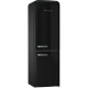 Gorenje Холодильник з нижн. мороз. камерою Gorenje, 194x66x60см, 2 двері, 204(96)л, А++, Retro, NoFrost+, Внутр. Диспл, Зона св-ті, чорний (ONRK619DBK)