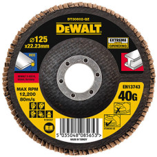 DeWALT Диск пелюстковий INOX Extreme 125x22.23мм G40мкм (DT30602)