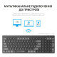Клавиатура OfficePro SK985B Wireless/Bluetooth Black (SK985B)