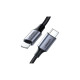 Дата кабель USB-C to Lightning 1.0m 3A 60W US304 black Ugreen (60759)