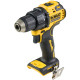 DeWALT Шурупокрут-дриль акумуляторний DeWALT XR Li-Ion 18В 2х5А·год 65Нм 0-450·0-1650об/хв кейс ЗП 1.1кг (DCD708P2T)