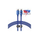 Дата кабель USB-C to USB-C 1.2m 100W blue Baseus (CAJY000603)