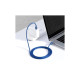 Дата кабель USB-C to USB-C 1.2m 100W blue Baseus (CAJY000603)