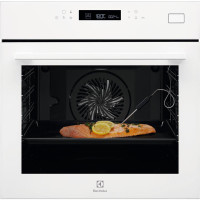 Electrolux Духовой шкаф электрический, 70л, А+, пар, дисплей, конвекция, ф-ция пароварки, белый (EOB7S31V)
