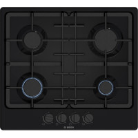 Bosch Варильна поверхня Bosch газова, 60см, чавун, чорний (PGP6B6K90R)