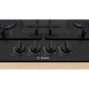 Bosch Варильна поверхня Bosch газова, 60см, чавун, чорний (PGP6B6K90R)
