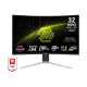 MSI Монітор MSI 31.5  325CQRF-QD-E2 2xHDMI, DP, USB-C, 2xUSB, VA, 2560x1440, 180Hz, 0.5ms, sRGB 141%, CURVED, AdaptiveSync, HAS (9S6-3DC14H-093)