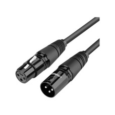 Кабель мультимедийный XLR M to XLR F 5.0m AV130 black Ugreen (20712)