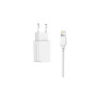 Зарядное устройство XO L35D 2USB / 2.1А + Lightning white (XO-L35-LGHT)