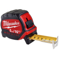 Milwaukee Рулетка Milwaukee WIDE BLADE 6мх16фтх33мм, з фіксатором змотування, АБС-пластик (4932471817)