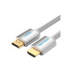 Кабель мультимедийный HDMI M to HDMI M 10.0m V2.0 4K60Hz silver Vention (AABIL)