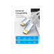 Кабель мультимедийный HDMI M to HDMI M 10.0m V2.0 4K60Hz silver Vention (AABIL)