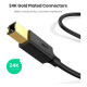 Кабель для принтера USB 2.0 AM/BM 2.0m black Ugreen (20847)
