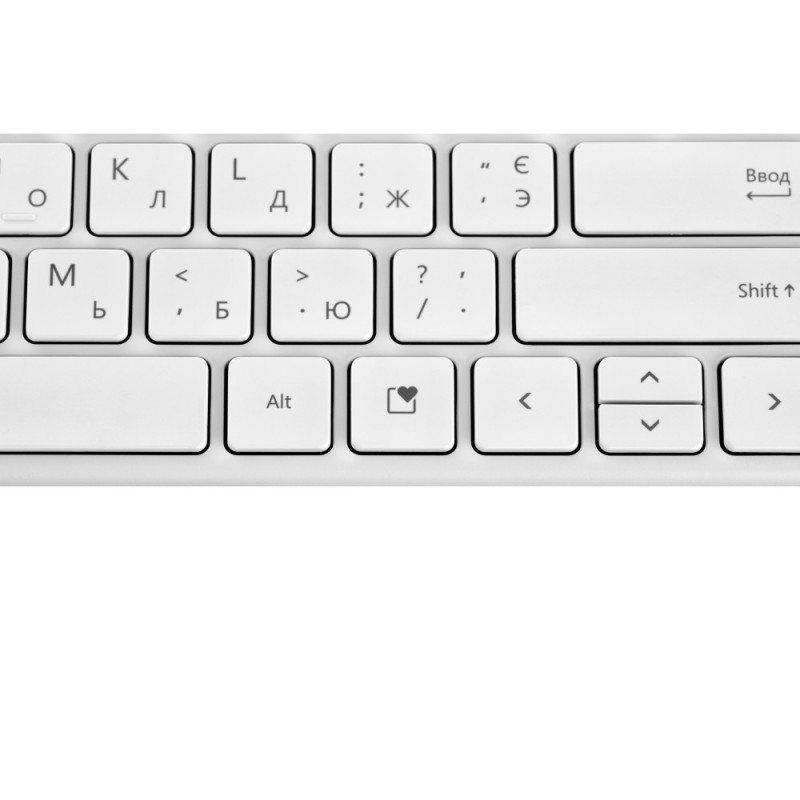 Microsoft Keyboard Designer Compact 79 key, BT, EN/UKR/RU, White