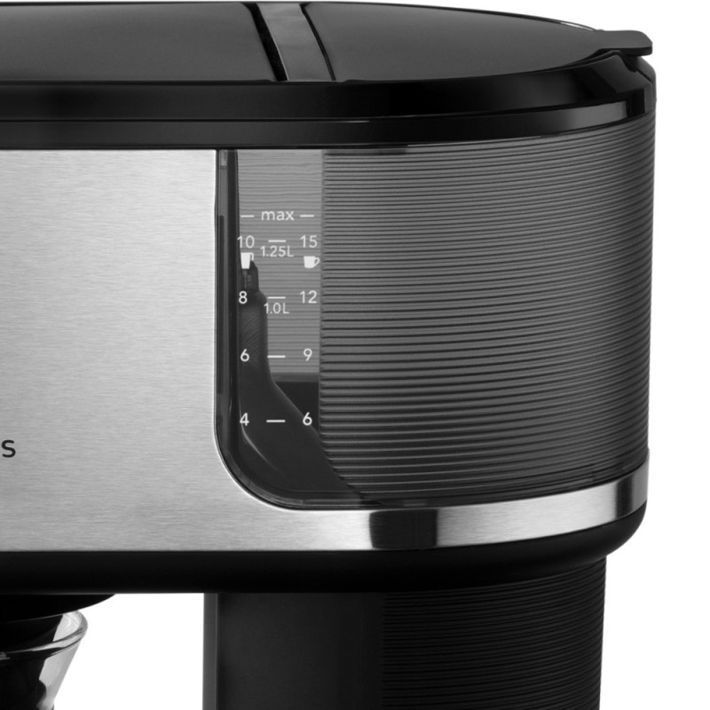 Russell Hobbs сoffe maker Attentiv, 1.25L, ground , black-silver (26840-56)