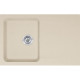 Franke Kitchen Sink Orion OID tectonite, rectang., with drainboard, 780х500х180mm, bowl - 1, over-mounted, beige (143.0671.749)