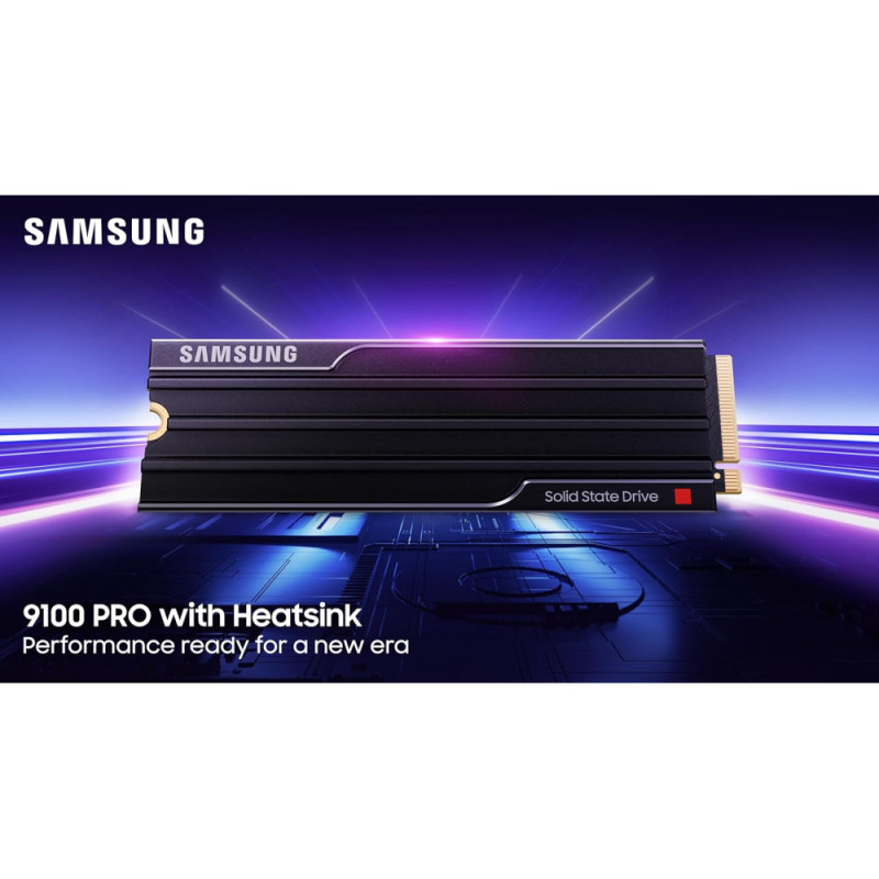 Samsung SSD Samsung M.2 4TB PCIe 5.0 9100PRO + Heatsink (MZ-VAP4T0CW)