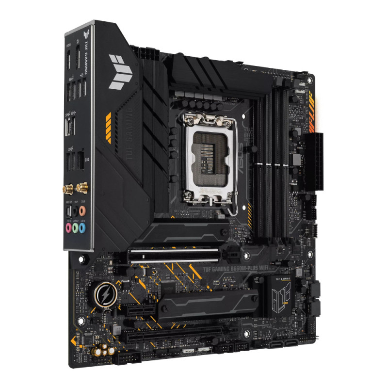 ASUS TUF GAMING B660M-PLUS WIFI s1700 B660 4xDDR5 M.2 HDMI-DP Wi-Fi BT mATX (90MB1AZ0-M1EAY0)