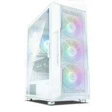 Zalman Computer case I3 Neo, without PSU, 1xUSB3.0, 2xUSB2.0, 4x120mm RGB, TG Side Panel, ATX, White (I3NEOWHITE)