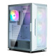 Zalman Computer case I3 Neo, without PSU, 1xUSB3.0, 2xUSB2.0, 4x120mm RGB, TG Side Panel, ATX, White (I3NEOWHITE)