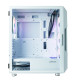 Zalman Computer case I3 Neo, without PSU, 1xUSB3.0, 2xUSB2.0, 4x120mm RGB, TG Side Panel, ATX, White (I3NEOWHITE)