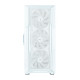 Zalman Computer case I3 Neo, without PSU, 1xUSB3.0, 2xUSB2.0, 4x120mm RGB, TG Side Panel, ATX, White (I3NEOWHITE)