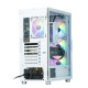 Zalman Computer case I3 Neo, without PSU, 1xUSB3.0, 2xUSB2.0, 4x120mm RGB, TG Side Panel, ATX, White (I3NEOWHITE)