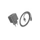 Зарядное устройство HOCO CS11A USB + cable USB to Lightning black (6942007603560)