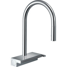 Hansgrohe sink tap Aquno Select M81, spout lenght - 220mm, swivel, pull-out, 1-handle, chrome (73837000)
