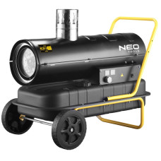 Neo Tools Теплова гармата дизельна, прямого нагріву, 20кВт, 200м2, 600м3/год, колеса, чорний, 21.30кг (90-086)