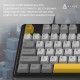 Клавиатура Ajazz AK980 MAX Magnetic Switch USB UA Black/Grey/Yellow (AK980-MAX-M-BGY)