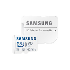 Samsung Карта пам'яті microSD 128GB C10 UHS-I R130MB/s Evo Plus + SD (MB-MC128SA/EU)