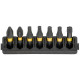 DeWALT bits FlexTorq 25 mm Ph2 Pz2 T20 T25 T30 set 7 pcs (DT70810)
