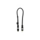 Дата кабель 6in1 inCharge XL 0.3m black Rolling Square (XLS01R)