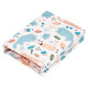 ARDESTO Bedding set 1.5 Gloria, sateen, duvet cover160x220cm, bed sheet 160x220cm, pillowcases (2) 50x70cm, 100% cotton, cats peach (ART1622CP)