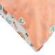 ARDESTO Bedding set 1.5 Gloria, sateen, duvet cover160x220cm, bed sheet 160x220cm, pillowcases (2) 50x70cm, 100% cotton, cats peach (ART1622CP)