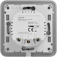 Ajax Relay two-gang switch LightCore 2-gang for LightSwitch Jeweler, wireless (000029718)