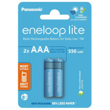 Panasonic Eneloop Lite AAA 550 2BP mAh NI-MH (BK-4LCCE/2CP)