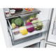Candy Ref with bottom freezer, 205x66.7х60, ref-289L, freez.-120L, 2doors, А++, NF, fresh zone, inox (ECN2CQTEX206)